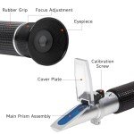 QUMOX Brix Refractometer with ATC for Honey & Syrup