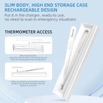 Berrcom Rechargeable Digital Thermometer with Fever Alarm
