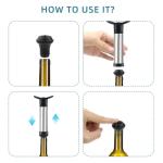 Vacuum Wine Stoppers Set - Keep Wine Fresh