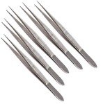 5-Pack Fine Point Dissection Tweezers 3.5