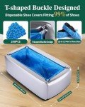 Automatic Shoe Cover Dispenser with 200 Disposable Covers
