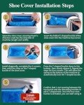 Automatic Shoe Cover Dispenser with 200 Disposable Covers
