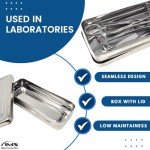 Stainless Steel Lab Instrument Storage Box with Lid