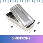 Stainless Steel Lab Instrument Storage Box with Lid