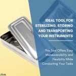 Stainless Steel Lab Instrument Storage Box with Lid