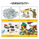 Wall Mounted Plastic Storage Bin Set - 8 Bins