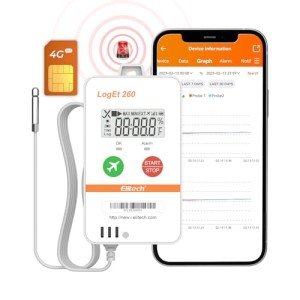 Elitech 4G Real-Time Temperature Humidity Data Logger