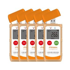 Frigga 5 Pack USB Temperature Data Loggers