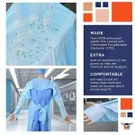 Disposable Medical Isolation Gowns - X-Large Pack of 15