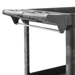 Heavy Duty 2-Tier Rolling Utility Service Cart