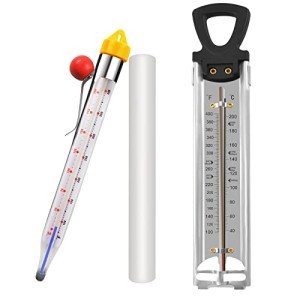 Candy Frying Thermometers with Clip - 2 Pack