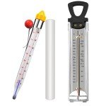 Candy Frying Thermometers with Clip - 2 Pack