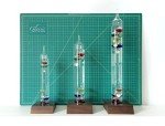 Galileo Thermometer with Wooden Base - 13" Tall
