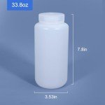 Wide Mouth Lab Reagent Bottle - 33.8 oz (2 Pack)