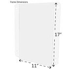 2 Pack Clear Acrylic Window Sign Holders