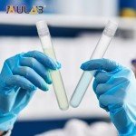 ULAB Plastic Test Tubes with Flange Stoppers - 50pcs