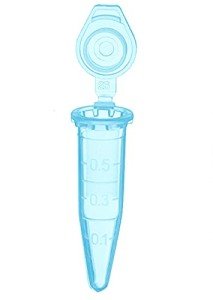 1000PCS Blue Polypropylene 0.5ml Microcentrifuge Tubes