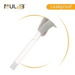ULAB Plastic Test Tubes with Flange Stoppers - 50pcs