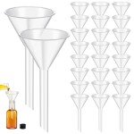 25Pcs 3.5 Inch Wide Mouth Plastic Funnels