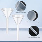 25Pcs 3.5 Inch Wide Mouth Plastic Funnels