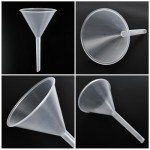 25Pcs 3.5 Inch Wide Mouth Plastic Funnels