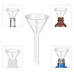 25Pcs 3.5 Inch Wide Mouth Plastic Funnels