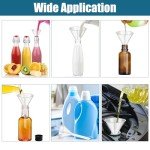 25Pcs 3.5 Inch Wide Mouth Plastic Funnels