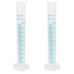 Geesatis 100 ml Plastic Measuring Cylinders - 2 Pack