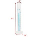 Geesatis 100 ml Plastic Measuring Cylinders - 2 Pack