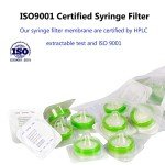 20 Pack Sterile PES Syringe Filters for HPLC