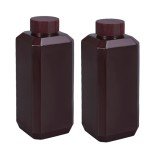 8.4oz Plastic Lab Chemical Reagent Bottles (2 Pks)