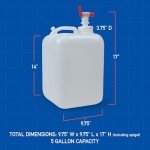 Premium 5-Gallon Hedpak with Spigot - BPA-Free