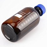 Amber Glass Media Storage Bottle with GL45 Cap, 1000 ml