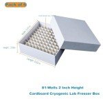 Cryogenic Freezer Box with 81 Wells - Pack of 6