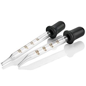 Calibrated Glass Eye Dropper Set - 2 Pack