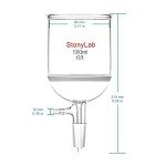 StonyLab Borosilicate Glass Buchner Funnel, 500ml
