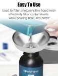 Stainless Steel Resin Filter Funnel with Strainer