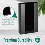 Wall-Mounted Acrylic Glove and Mask Dispenser