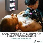 Wall-Mounted Acrylic Glove and Mask Dispenser