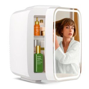 BEICHEN Mini Skincare Fridge with LED Mirror