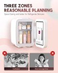 BEICHEN Mini Skincare Fridge with LED Mirror