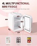 BEICHEN Mini Skincare Fridge with LED Mirror