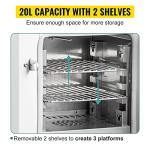 VEVOR 20L Lab Incubator with PID Control