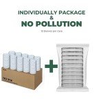 100 Sterile Thick Plastic Petri Dishes, 100mm