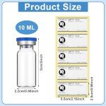 20 Pack 10ml Sealed Sterile Glass Vials