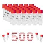 CryoKING 1.0ml Sterile Cryogenic Vials - 500 Pack