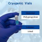 CryoKING 1.0ml Sterile Cryogenic Vials - 500 Pack