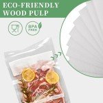 KVSK Vacuum Sealer Bags - 20 Count Liquid Block