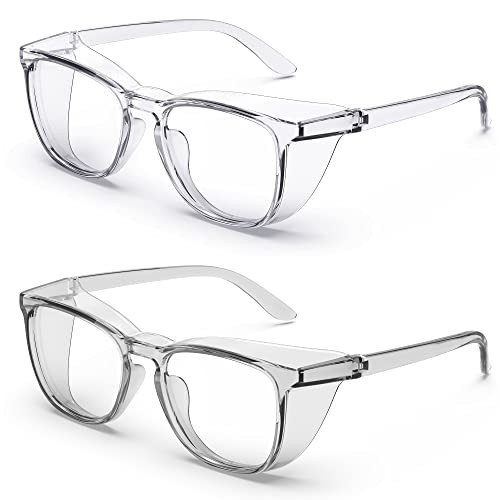 Clear Anti-Fog Safety Glasses 2-Pack