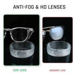 Clear Anti-Fog Safety Glasses 2-Pack